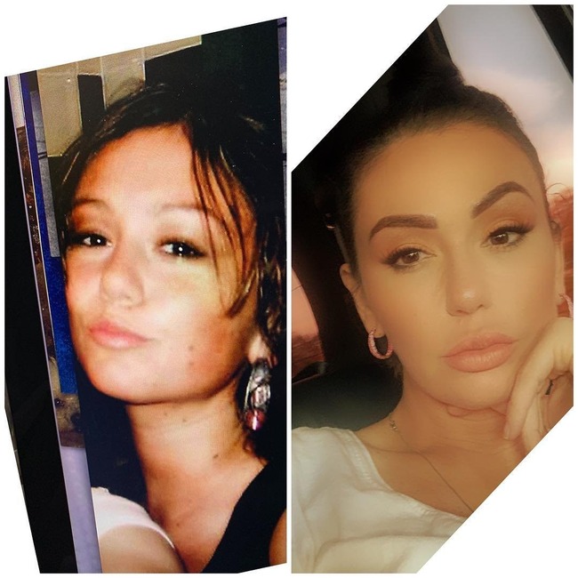 Jenni "JWoww" Farley, #10YearChallenge